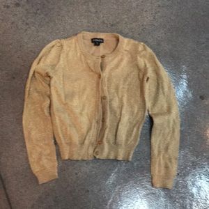 Sparkly Gold Cardigan